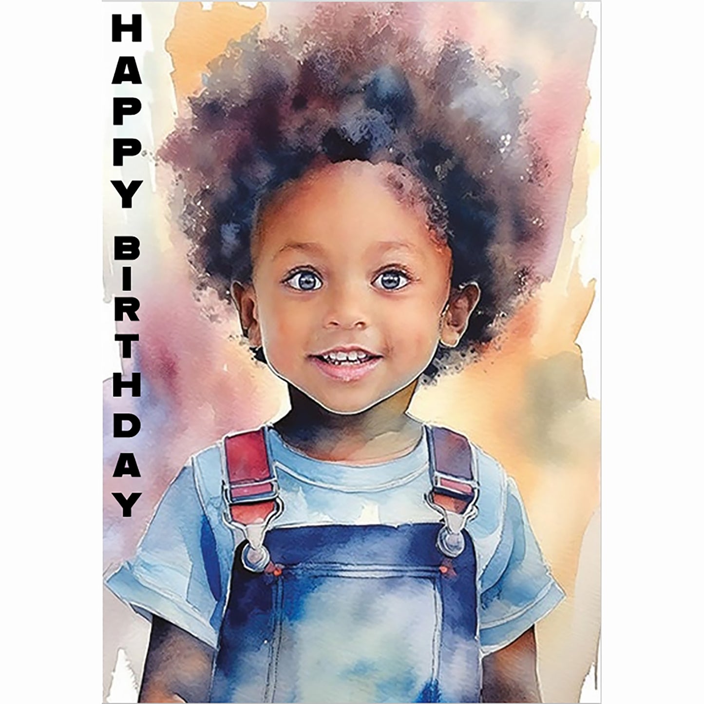 Young Boy In Dungarees
