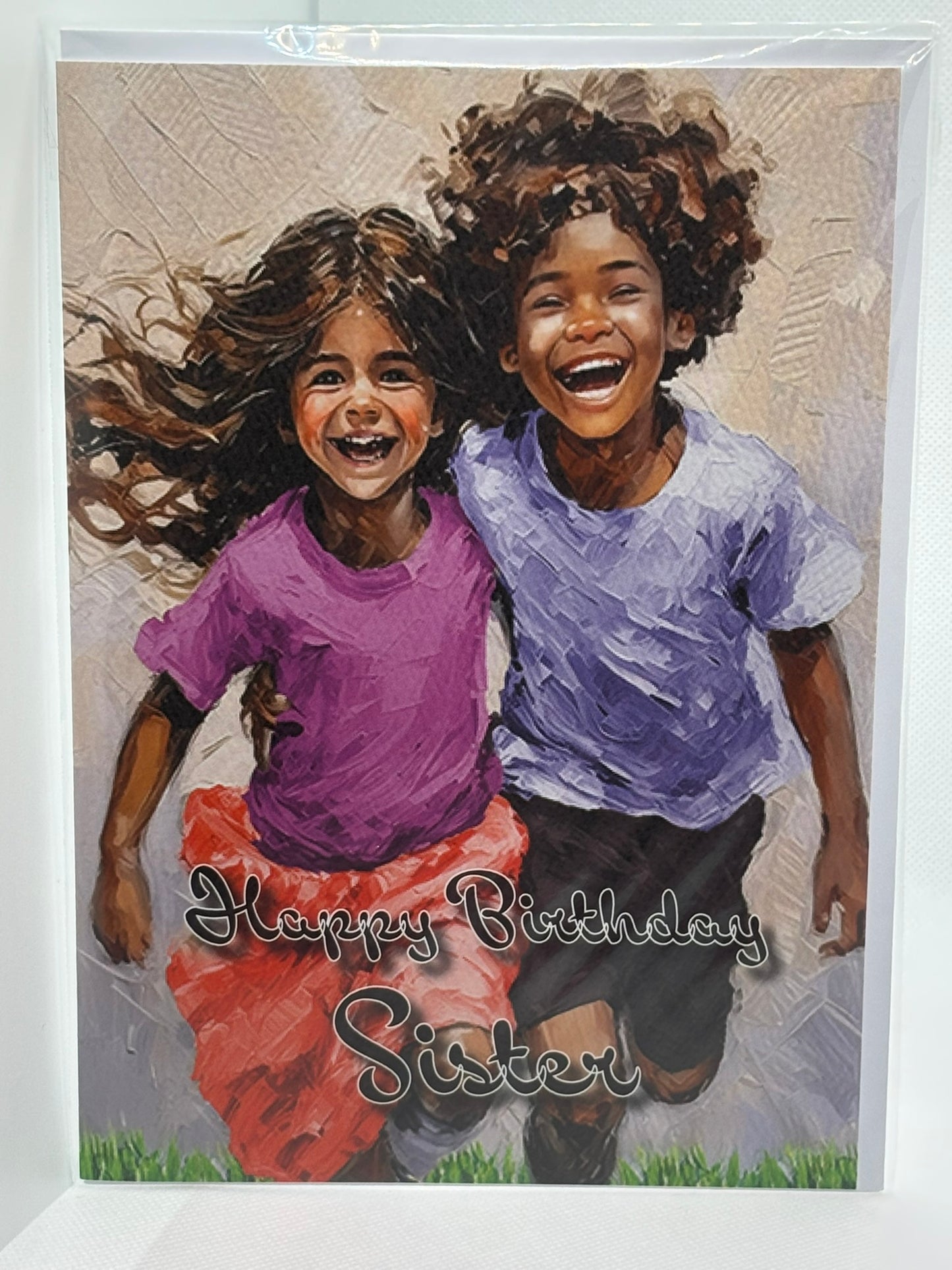 A Young Sister and Brother