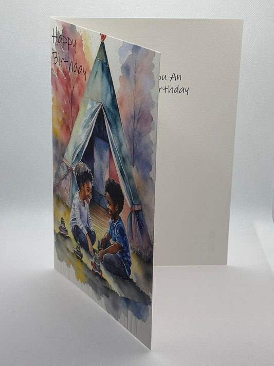 Young Friends Playing