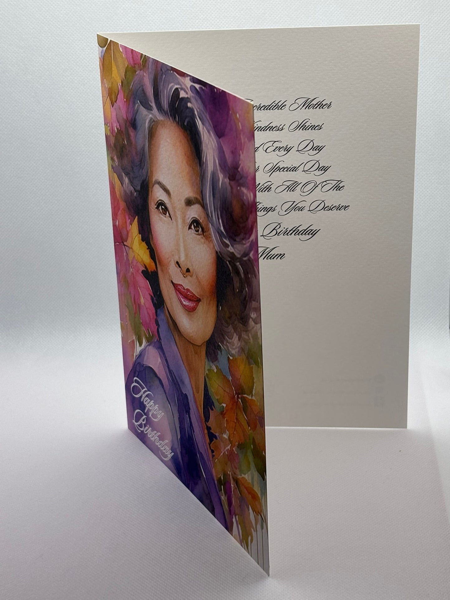 Birthday Card - Elegant Lady