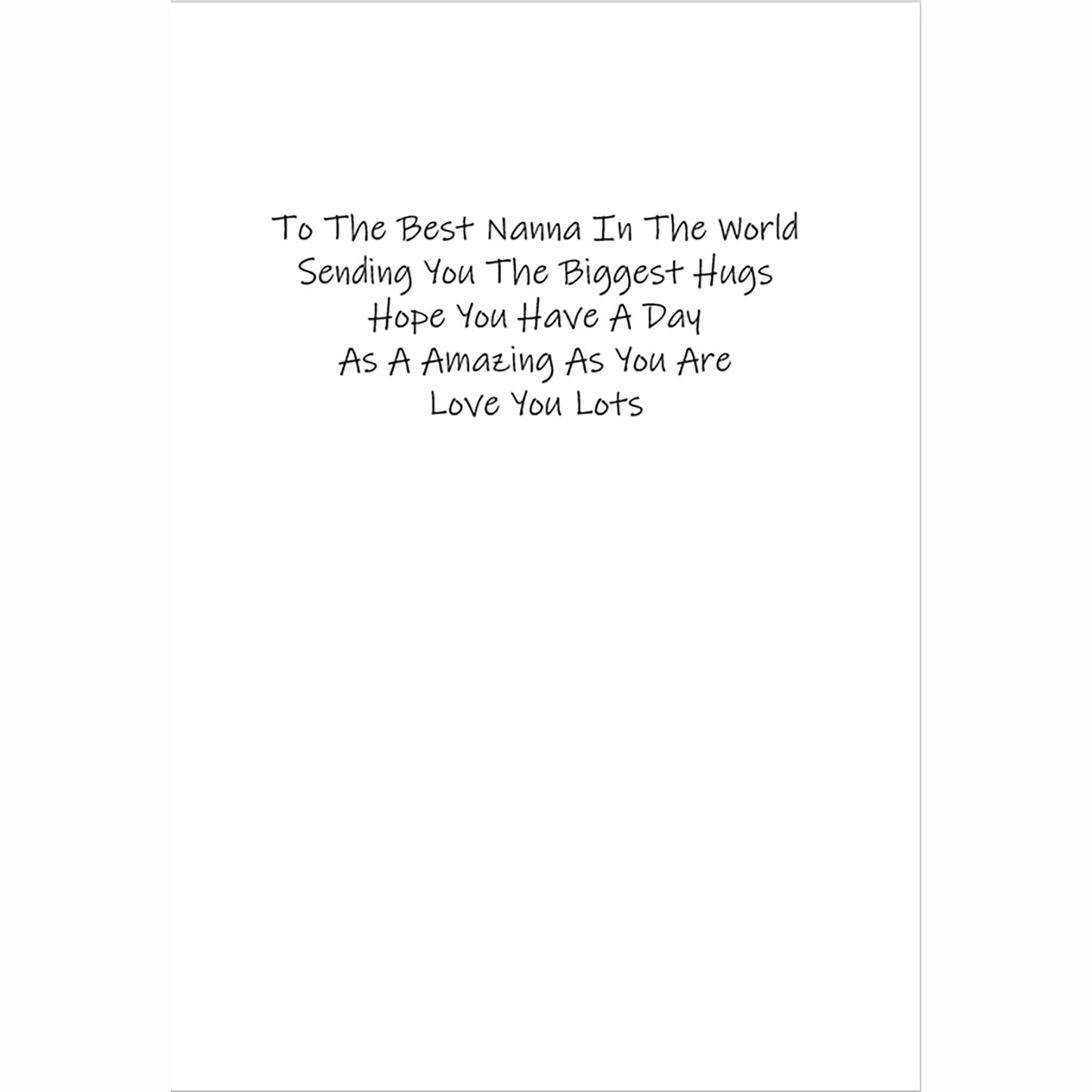 To A Special Nanna
